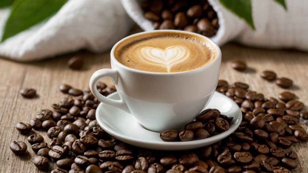 Ingredients for fitness coffee blend