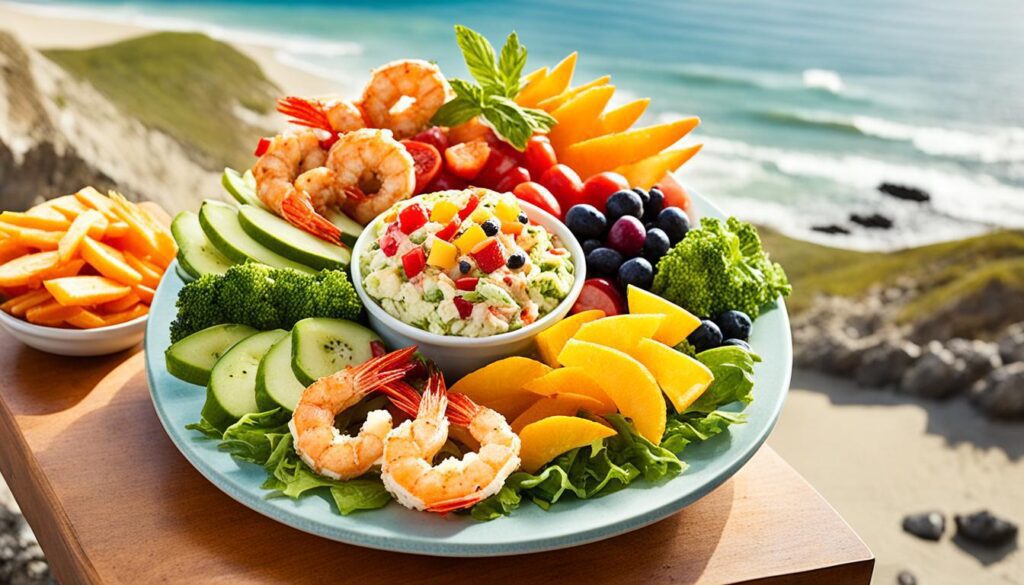 A close-up of a shrimp sandwich being drizzled with zesty lime juice