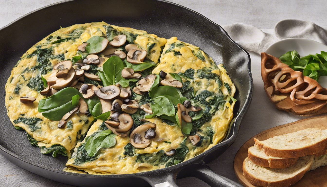 Weight Loss with Spinach and Mushroom Omelette: Healthy Recipes