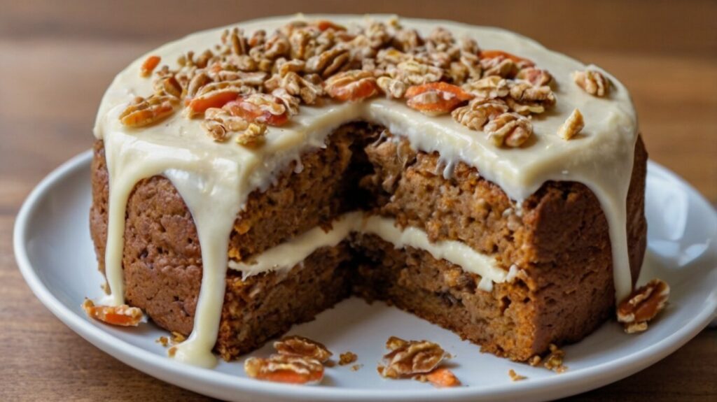 Delight in a healthy, low-calorie fit carrot cake, made with oat and almond flour, perfect for a guilt-free dessert. Enjoy a naturally sweetened, diet-friendly treat!