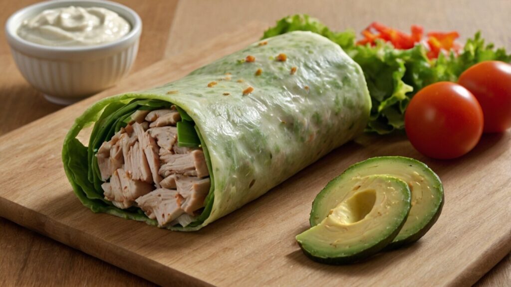 Enjoy a healthy and nutritious Turkey Breast Wrap with Avocado, perfect for a quick lunch or snack. Made with wholemeal tortillas, Greek yogurt, and fresh ingredients, this wrap is diet-friendly and delicious.