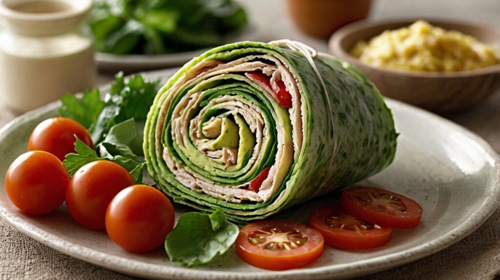 Enjoy a healthy and nutritious Turkey Breast Wrap with Avocado, perfect for a quick lunch or snack. Made with wholemeal tortillas, Greek yogurt, and fresh ingredients, this wrap is diet-friendly and delicious.