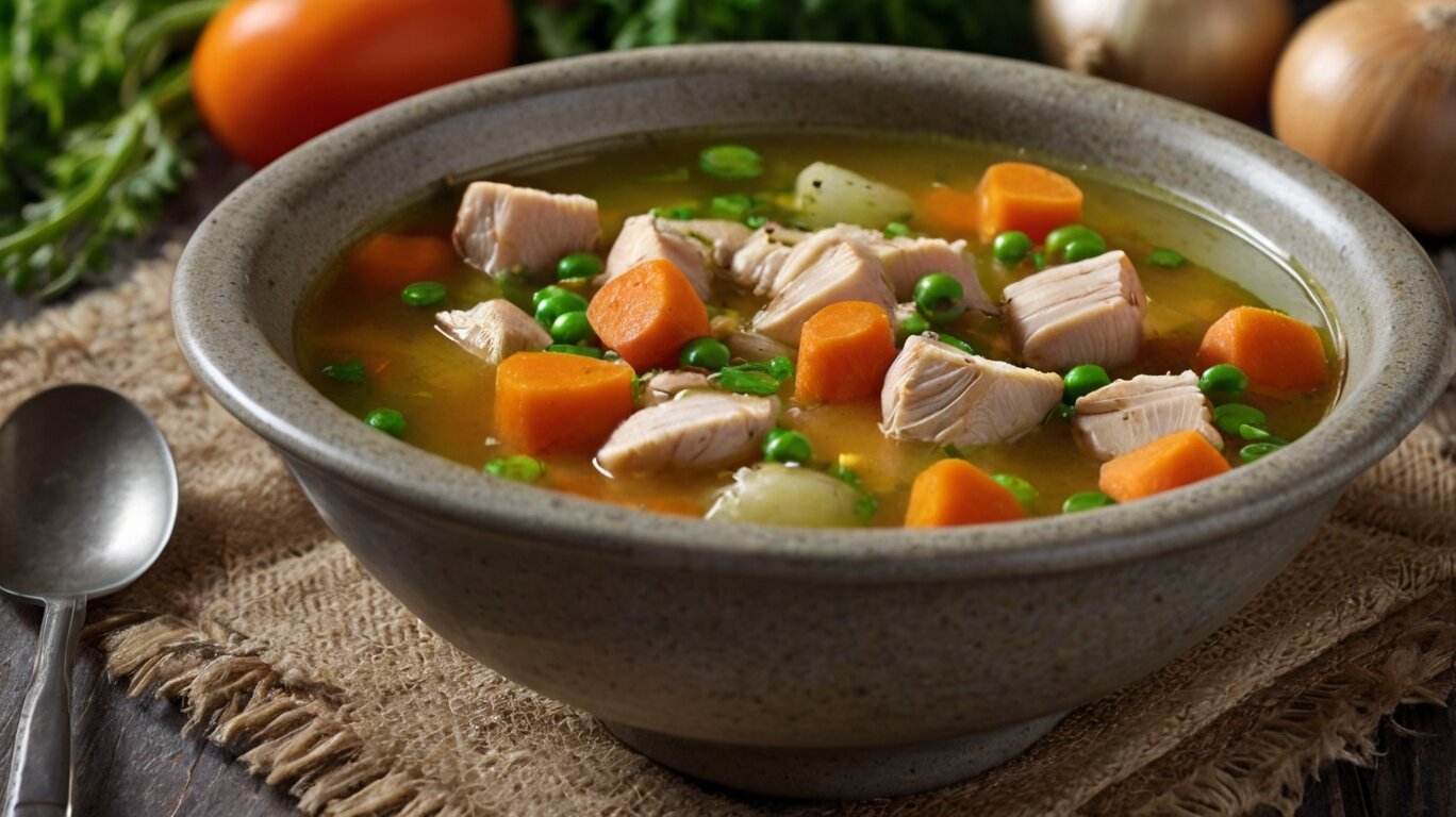 Delicious and Nutritious: How to Make Vegetable Soup with Tender Chicken for a Healthy Meal