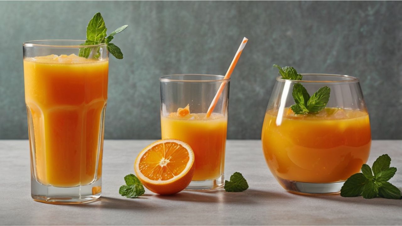 Boost Your Immune System and Energize Your Day with Refreshing Orange Juice Infused with Ginger and Carrot