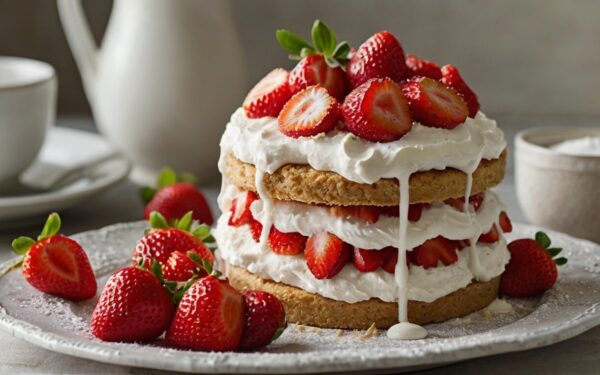 Indulge Guilt-Free with Our Mouthwatering Recipe: Discover the Secrets of a Healthy Strawberry Shortcake!