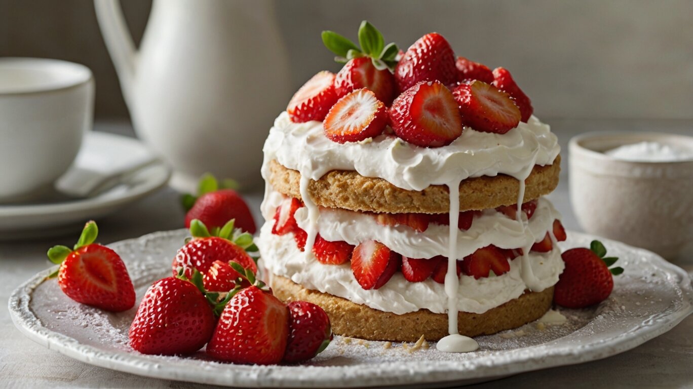 Indulge Guilt-Free with Our Mouthwatering Recipe: Discover the Secrets of a Healthy Strawberry Shortcake!