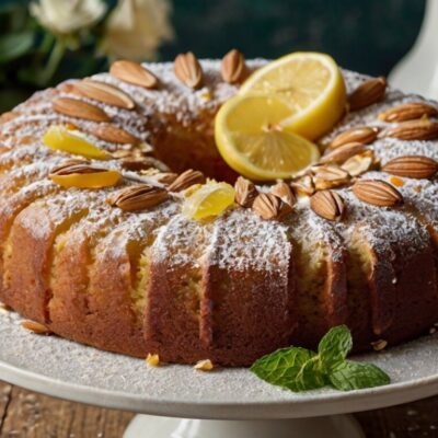 Savor the Zesty Delights of Sicilian Lemon in a Heavenly Almond Cake