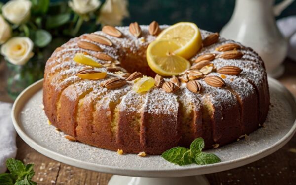 Savor the Zesty Delights of Sicilian Lemon in a Heavenly Almond Cake