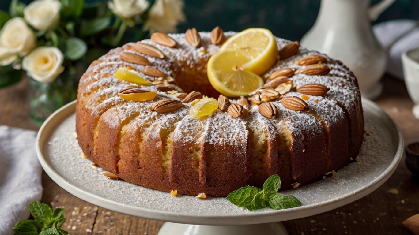 Savor the Zesty Delights of Sicilian Lemon in a Heavenly Almond Cake