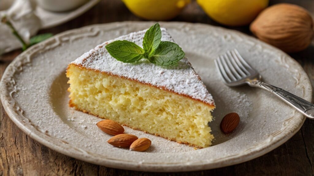 Indulge in the vibrant flavors of Sicilian lemon and almond cake—a zesty, refreshing dessert perfect for any occasion.