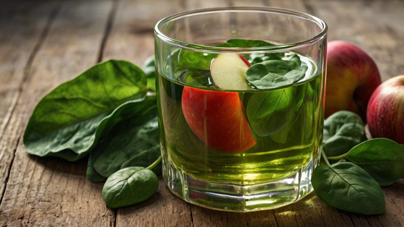 Boost Your Health with a Refreshing Twist: The Power of Apple Juice Infused with Nutrient-packed Spinach