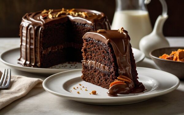 Indulge in Decadence: The Irresistible Chocolate Cake with a Surprising Twist of Sweet Potato