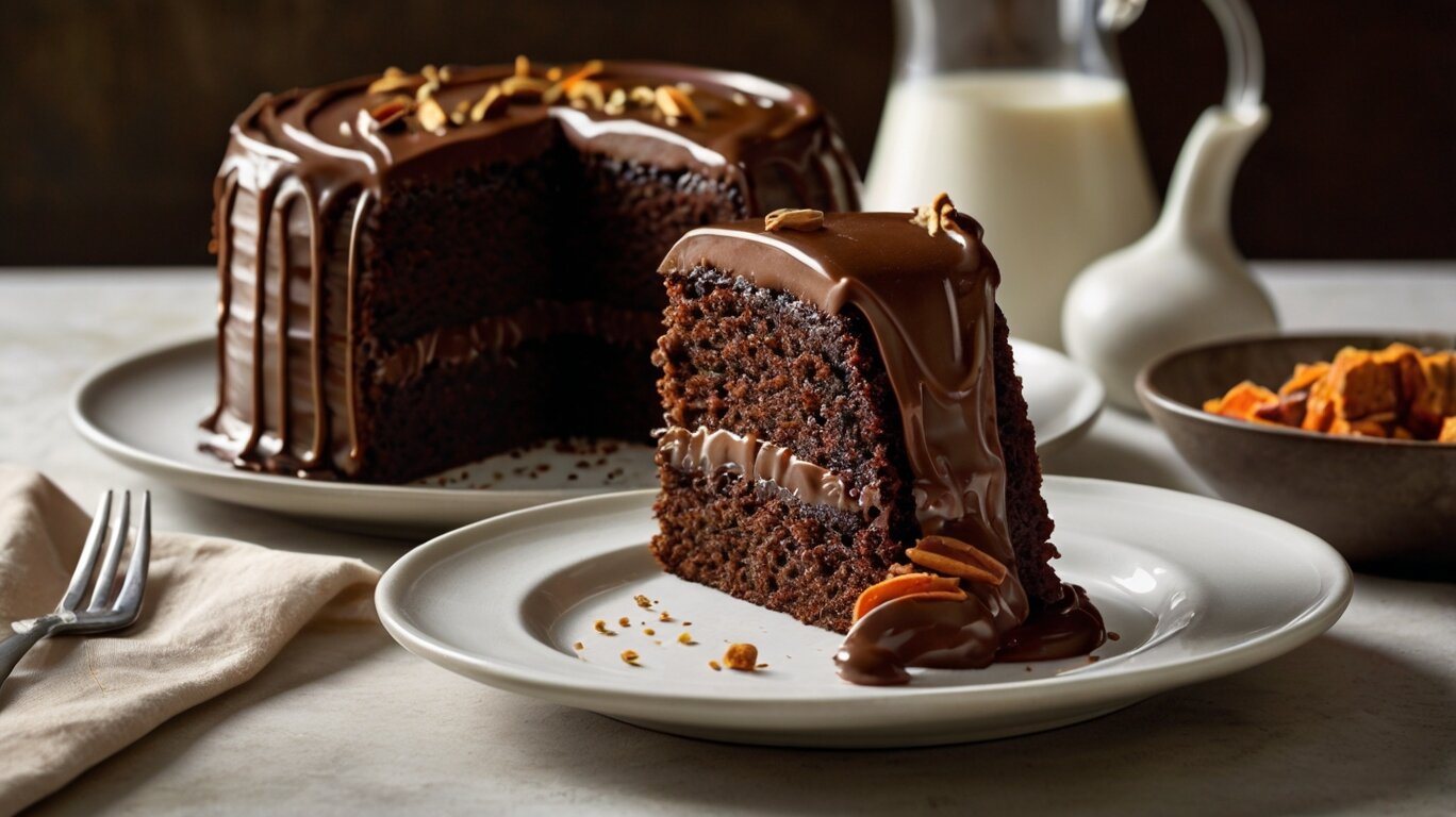 Indulge in Decadence: The Irresistible Chocolate Cake with a Surprising Twist of Sweet Potato