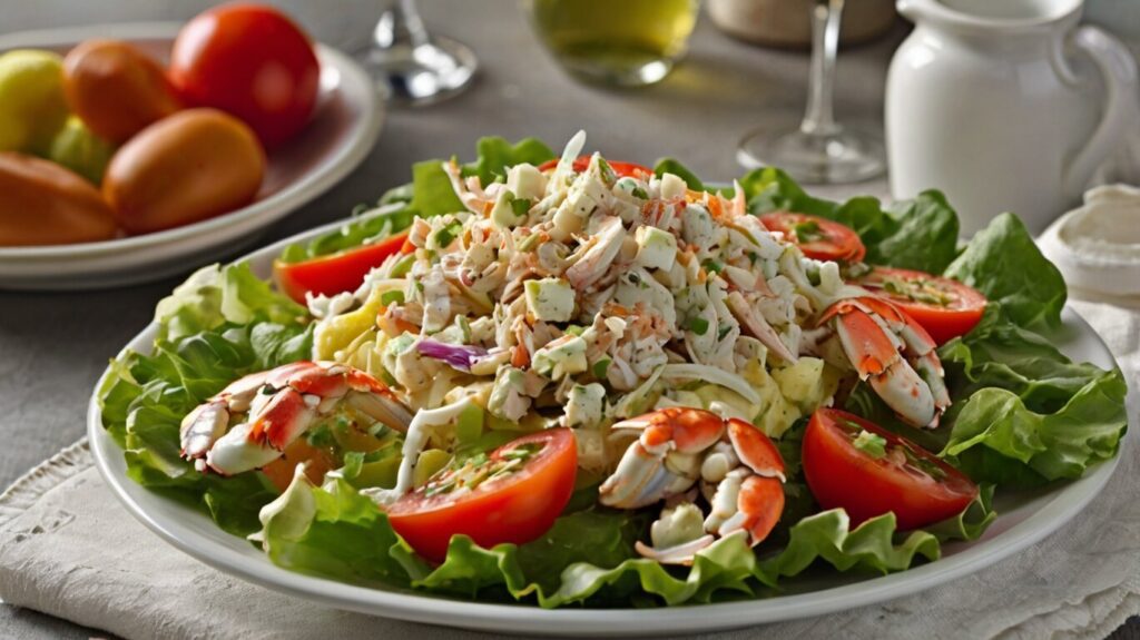 Explore the history and flavors of the classic Crab Louie Delight, a seafood salad with succulent crab meat and a tangy dressing that has delighted taste buds for decades.